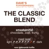 The Classic Blend, donker gebrande koffieblend van Dave's Koffiebranderij