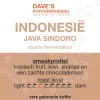 Indonesië Java Sindoro Double Fermentation, licht gebrande koffie van Dave's Koffiebranderij